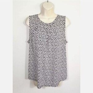 ADRIANNA PAPELL Tank Top Blouse 5982E1M